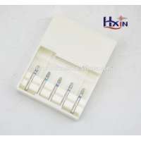 Diamond dental bur 5pcs in plastic box