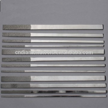 12pcs Electroplated Tapered Diamond Needle File Set