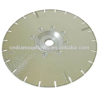 Electroplated diamond saw blades for wood cutting /Electroplated Diamond cutting blade with U slots