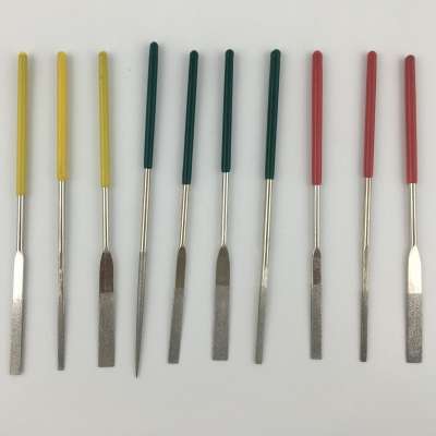 Electroplated machine diamond file sets/12pcs hand files set