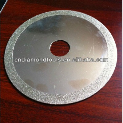 Diamond disc with continuous rim type