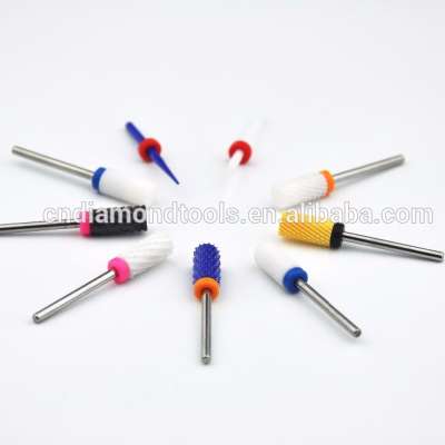 2MM Small Flame Shape Black Ceramic Nail Drill Bit