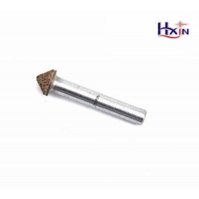 60 degree Cone vacuum brazed diamond carving burr used on CNC machine